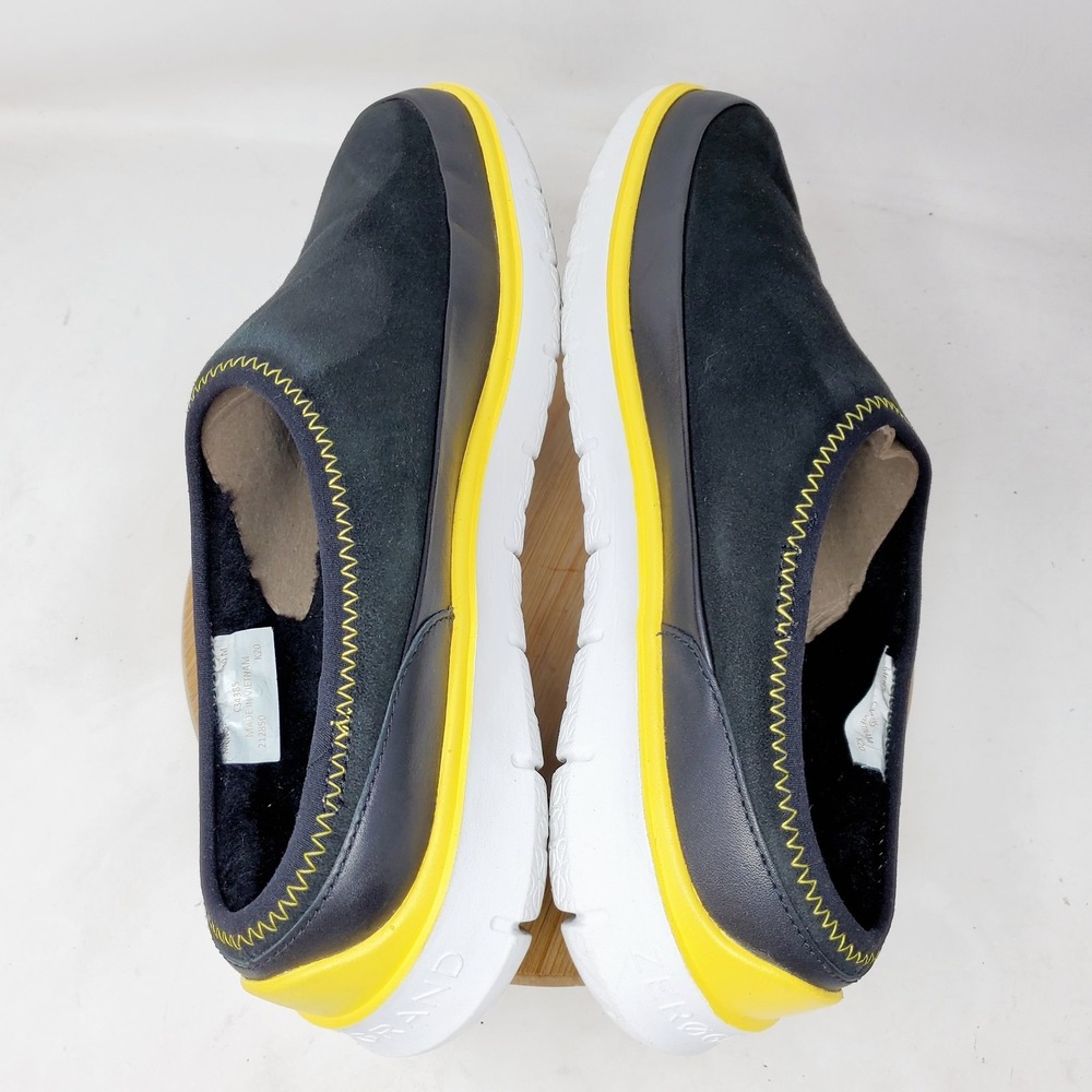 Cole Haan Generation Dweller Shoes Mens 10 Black Slip On Comfort Slipper Sneaker - Picture 9 of 13